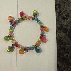 Colorful Elastic Beaded Bracelet